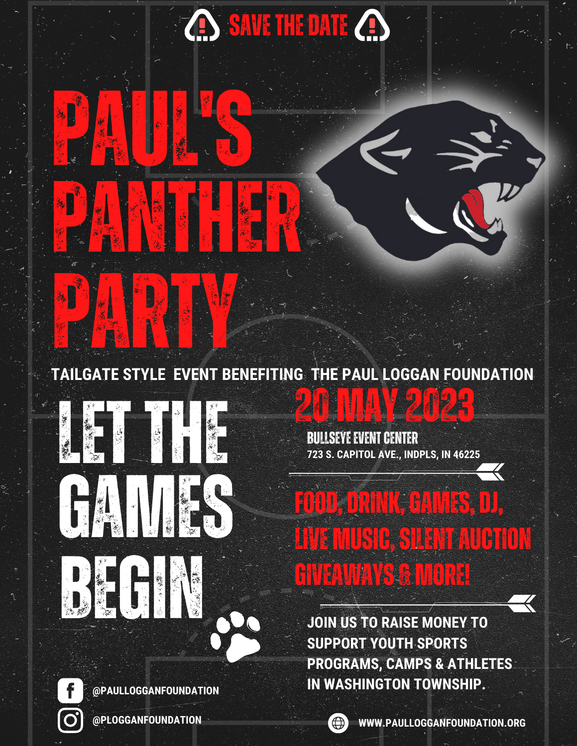 2023-Pauls-Panther-Party-Paul-Loggan-Foundation-Flyer
